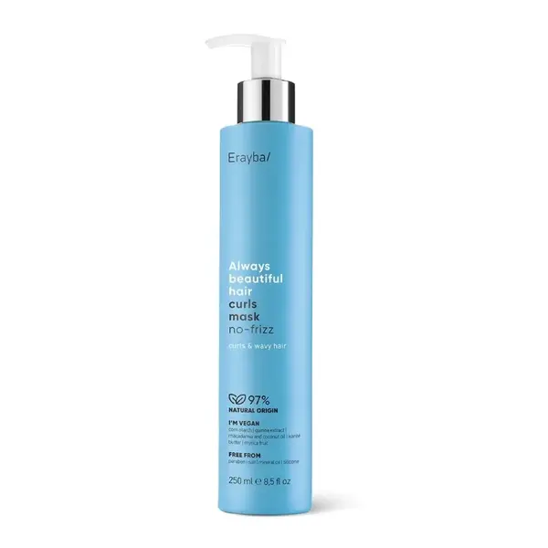Masca pentru par cret ABH Curls No-frizz, 250ml, Erayba