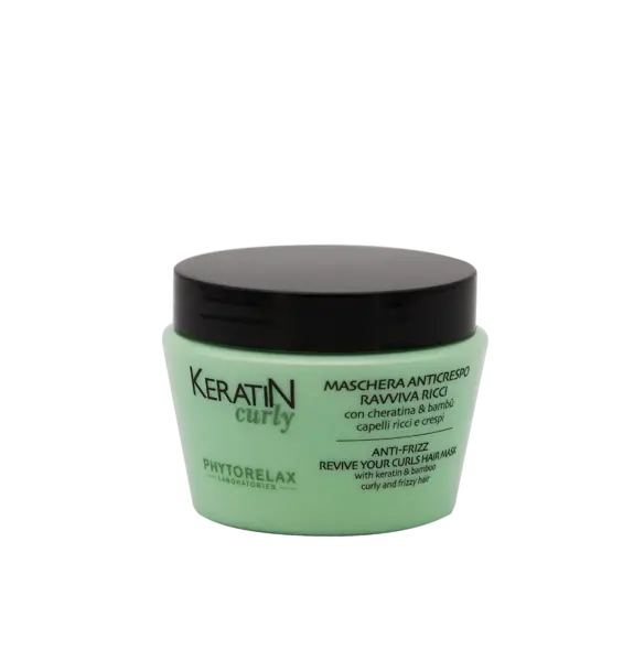 Masca pentru par cret si ondulat cu keratina, 250ml, Phytorelax
