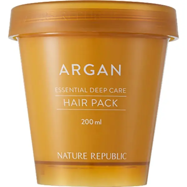 Masca pentru par deteriorat Argan Essential Deep Care Hair Pack, 200ml, Nature Republic