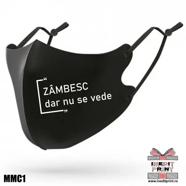 Masca personalizata Zambesc dar nu se vede MMC1
