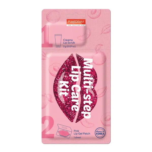 Mască pt buze - Multi-step Lip Care Kit 2g+3,2g - Purederm