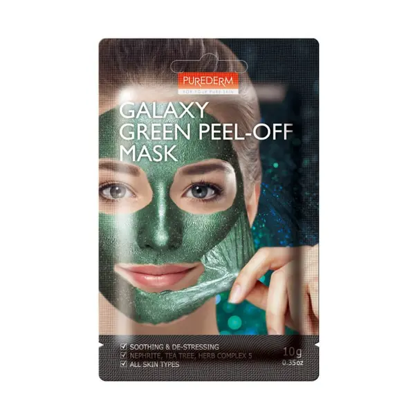 Mască pt față - Galaxy Green Peel-off Mask 10g - Purederm