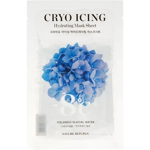 Masca servetel hidratanta cu efect racoritor Cryo Icing, 27ml, Nature Republic