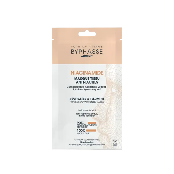 Masca servetel pentru petele pigmentare cu niacinamide, 18ml, Byphasse