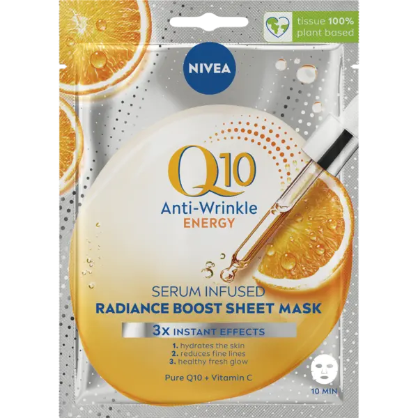 Masca servetel Q10 Energy, 1 bucata, Nivea