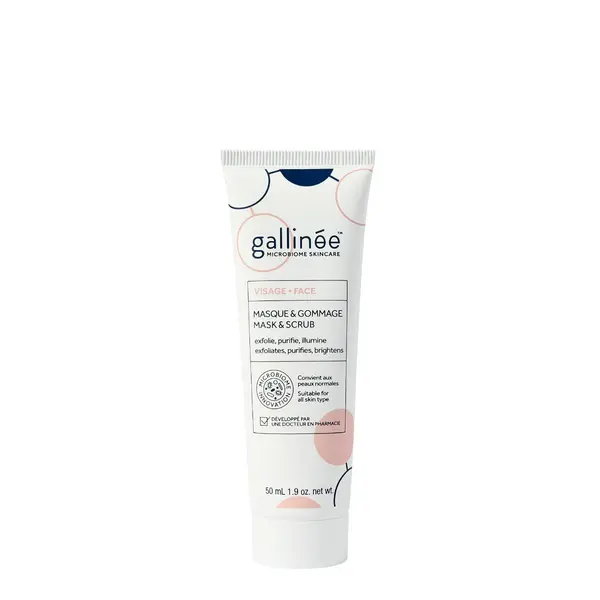 Masca si exfoliant pentru fata, 50ml, Gallinee