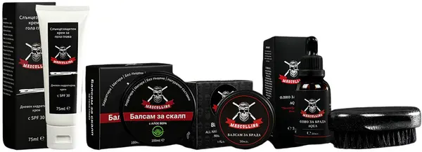 Mascullino Set Războinic cu Barbă, 5 piese