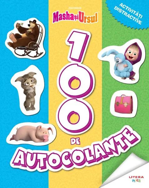 Masha si Ursul. 100 de autocolante. Activitati distractive