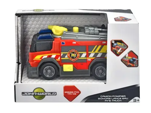 Masina City Heroes - Fire Car, 15 cm (Multicolor)