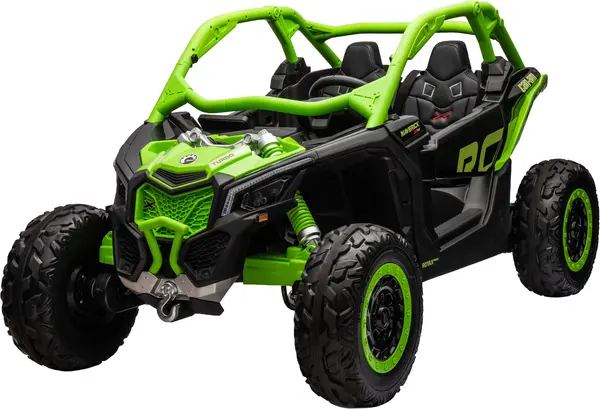 Mașină cu acumulator KikkaBoo - Licensed Can Am Maverick RS, verde