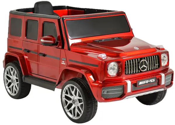 Mașină cu baterie Mercedes - AMG G63, roșu metalizat