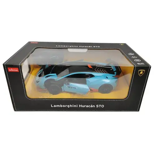 Masina cu telecomanda Lamborghini Huracan STO, scara 1 la 14 (Albastru)