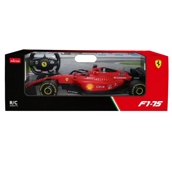 Masina cu telecomanda, Rastar, Ferrari F1-75, 1:12
