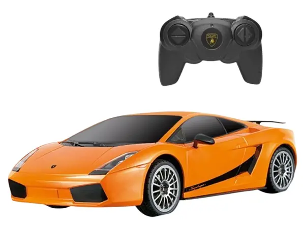 Mașină cu telecomandă Rastar - Lamborghini, 1:24, portocaliu