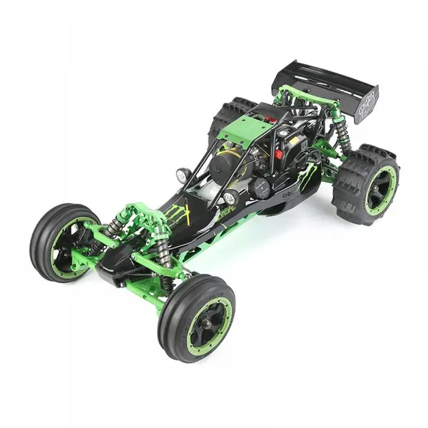 Masina cu telecomanda ROFUN BAHA 360AS pe benzina 36CC cu doi cilindri, scara 1:5, 2.4G 2WD rc car de mare viteza 90 km/h, model profesional off-road