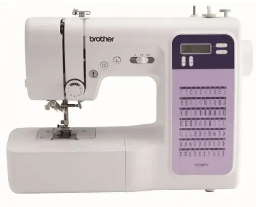 Masina de cusut Brother BR-FS70WTXVM1, 70 modele cusaturi (Alb/Mov)