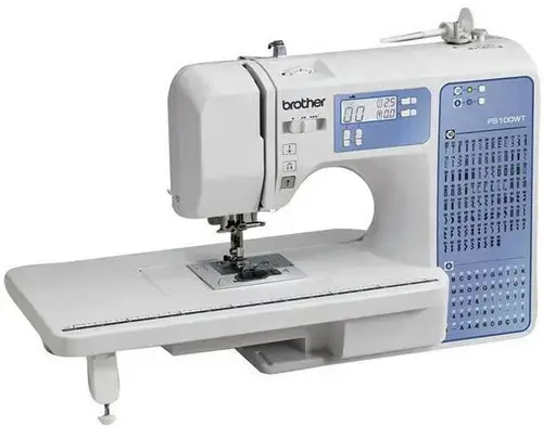Masina de cusut computerizata Brother FS100WTVM1, 100 Cusaturi, Iluminare LED (Alb)
