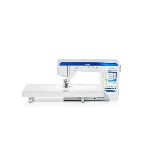 Masina de cusut si quilting Brother Innov-is VQ4, 473 programe coasere, 14 butoniere, 1050 imp/min (Alb)