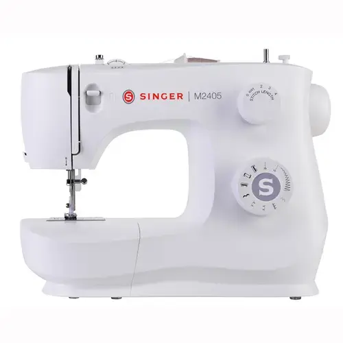 Masina de cusut Singer M2405, 8 cusaturi de baza, 70 W, Iluminare LED (Alb)