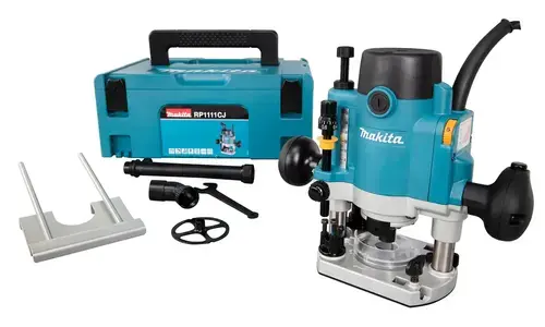 Masina de frezat Makita RP1111CJ, 1100W, 0-57mm adancime, in valiza