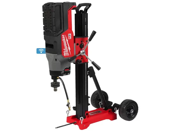 Masina de gaurit cu carota diamantata Milwaukee MXF DCD350 KIT-122, 350mm, 4 viteze, 2x acumulatori 12Ah, incarcator, tehnologie One Key, 4933493143