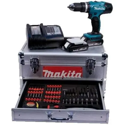Masina de gaurit, Makita, Model DHP453SYEX, 18 V 2 x 1,5 Ah baterii