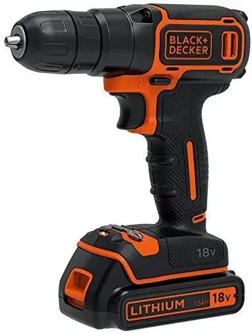Masina de gaurit si insurubat cu acumulator Black&Decker BDCDC18KB-QW, 2 acumulatori, cutie, 18 V, 1.5 Ah