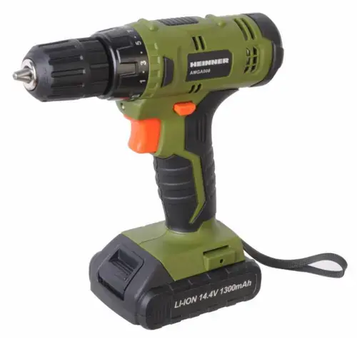 Masina de gaurit si insurubat cu acumulator Heinner AMGA008, 14.4 V Li-Ion, 1300 mAh