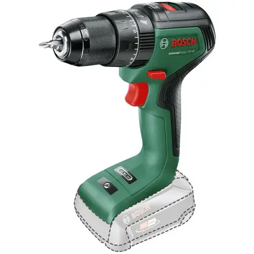 Masina de gaurit si insurubat pe acumulator cu percutie Bosch UniversalImpact 06039D7100, 18 V, 1900 rpm, 60 Nm, 28.500 bpm, Fara acumulator/incarcator