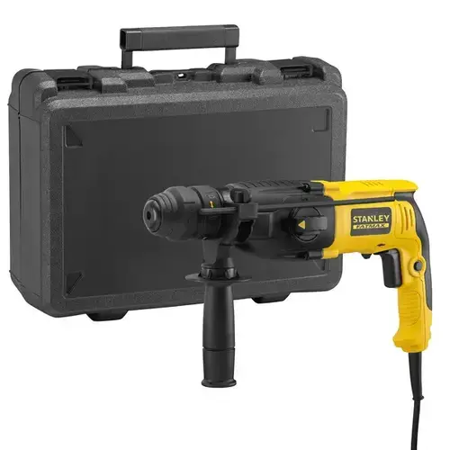 Masina de gaurit si insurubat Stanley FMEH210K-QS, 800W, 2.4J, 26mm, cu maner rapid si valiza
