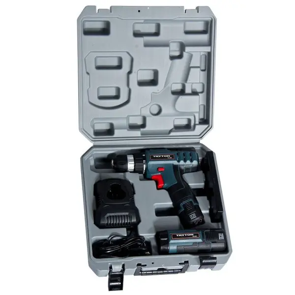 Masina de insurubat cu acumulator TRYTON, Li-Ion 10.8V, 2 acumulatori 1.3Ah, cuplu 12Nm, 2 viteze, TUV10L