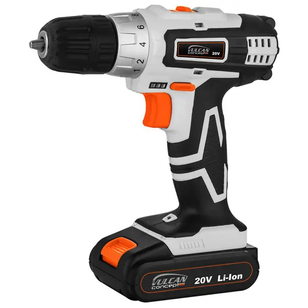Masina de insurubat cu acumulator VULCAN, Li-Ion 20V, 1 acumulator 1.5Ah, cuplu 28Nm, 1 viteza, VZV182C