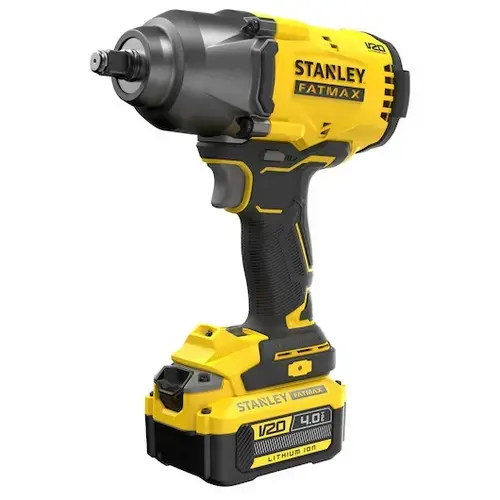 Masina de insurubat cu impact Stanley SFMCF940M1-QW Fatmax V20, 2000 rpm, 1/2inch, 949 Nm + Acumulator 4.0 Ah, Incarcator, Geanta de transport