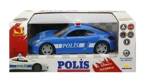 Masina de politie cu telecomanda