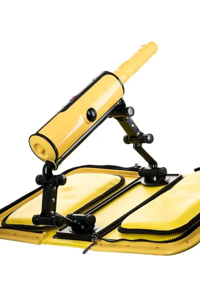 Mașină de sex portabilă MotorLovers – F*ckBag Sex Machine, telecomandă, funcție de încălzire și 3 viteze, până la 190 mișcări/minut