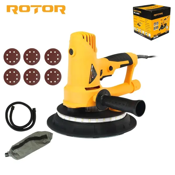 Masina de slefuit pereti 750w, 800-1750rpm, accesorii incluse, aspiratie, variator turatie, ROTOR RG-S180