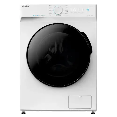 Masina de spalat rufe Albalux AXGIW1491, 9 kg, 1400 rpm, Clasa A, 16 programe, Motor Inverter (Alb)