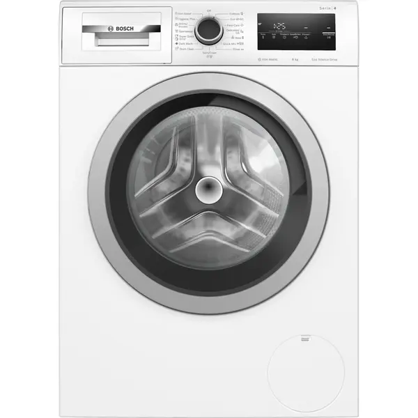 Masina de spalat rufe Bosch WAN28164BY, 1400 RPM, 8 Kg, Iron Assist, EcoSilence Drive, Alb, Clasa A