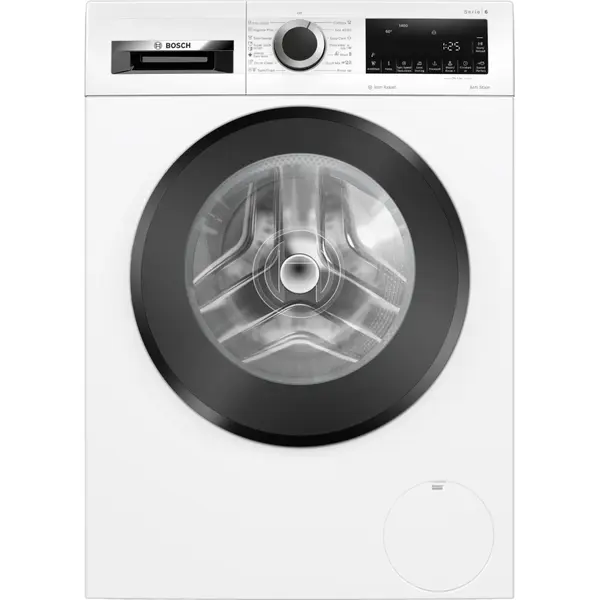 Masina de spalat rufe Bosch WGG244Z5BY, 9 kg, 1400 RPM, Motor EcoSilence Drive, Functie reincarcare, Iron assist, Alb, Clasa A