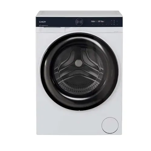 Masina de spalat rufe Candy BWS 6106B8-S, Capacitate 10 kg/6 kg, 1600 RPM, Clasa energetica A/D, motor Inverter, functie abur, conectivitate Wi-Fi, display LED (Alb)