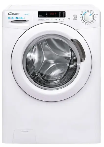 Masina de spalat rufe Candy CS 12102DE/1-S, 10 kg, 1200 RPM, Easy Iron, Programe rapide de spalare, Hygiene, Clasa E (Alb)