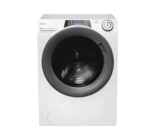 Masina de spalat rufe Candy Rapido Pro RP 486BWMR/1-S, 8 kg, 1400 RPM, Clasa A, Motor Inverter, Quick&Clean Technology, Steam Hygiene+, WiFi, Easy Iron+ (Alb)