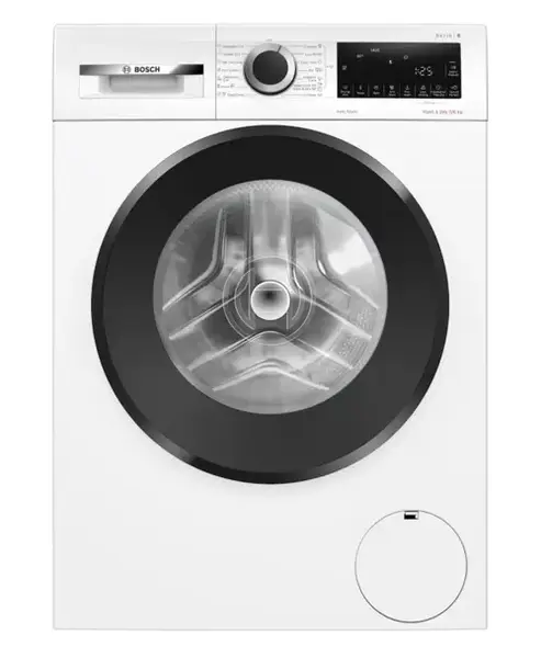 Masina de spalat rufe cu uscator Bosch WNG24401BY, 9 Kg spalare, 6 Kg uscare, 1400 RPM, AutoDry, Iron Assist, EcoSilence Drive, 14 programe, Clasa A (Alb)
