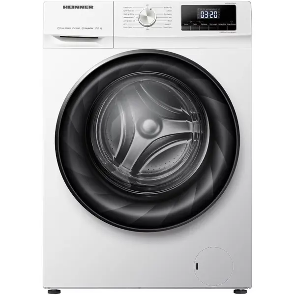 Masina de spalat rufe cu uscator Heinner HWDM-H10614A, 10 kg spalare, 6 kg uscare, 1400 RPM, Clasa A, Functie adaugare haine, Display LED