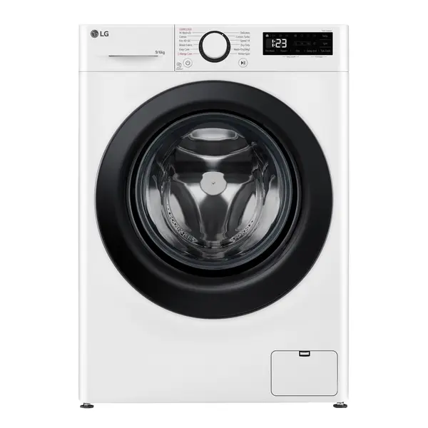 Masina de spalat rufe cu uscator LG F4DR509SBW, 9/6 kg, 1400 rpm, Motor Direct Drive, Clasa D, Alb