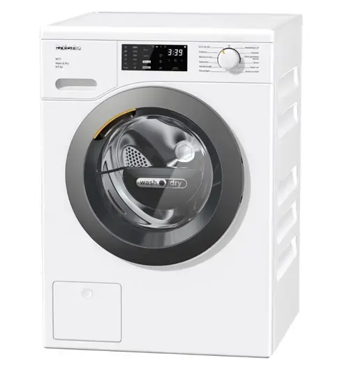 Masina de spalat rufe cu uscator Miele WTD160 WCS, Spalare 8 kg, Uscare 5 kg, 1500 rpm, Clasa A, QuickPower (Alb)
