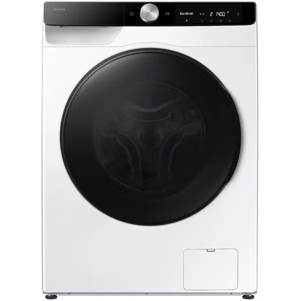 Masina de spalat rufe cu uscator Samsung WD90DG6G94BKU4, 9/5 kg, 1400 RPM, Clasa A/E, Slim, Eco Bubble, AI Wash, AI Control, Auto Dispense, Super Speed 39, Space Max, Alb