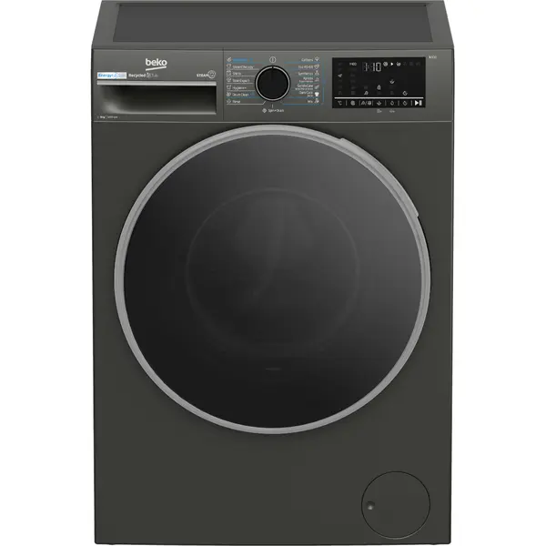 Masina de spalat rufe frontala Beko B3WFU48415MB2ES, 8 kg, 1400 RPM, EnergySpin, SteamCure, AddXtra, ProSmart Inverter, Clasa A
