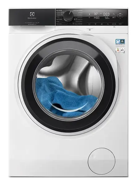 Masina de Spalat Rufe Frontala Electrolux SteamCare 700 EW7F4494QE, 9 kg, 1400rpm, Clasa A, Wi-Fi (Alb)