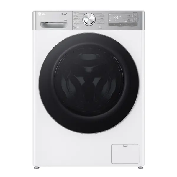 Masina de spalat rufe frontala LG F4WR913P3WA, Motor Inverter Direct Drive, Clasa A, 13 kg, 1400 rpm, Wi-Fi, Turbowash, ezDispense, Alb